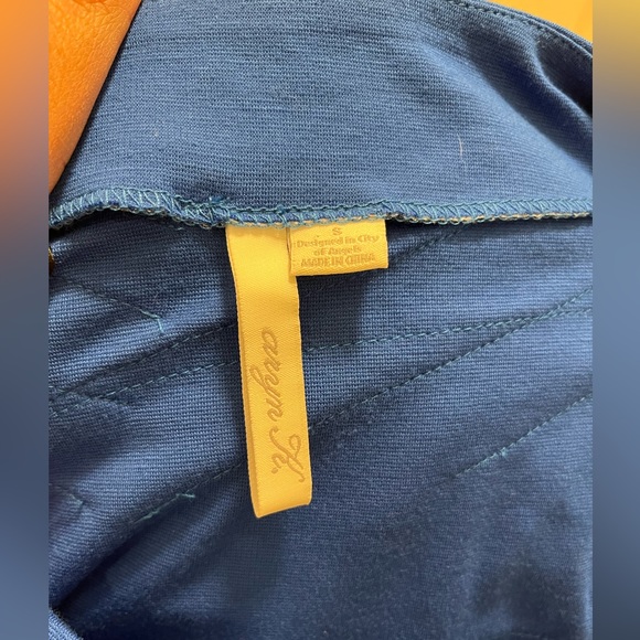 Anthropologie/Aryn K blue tiered mini skirt - Picture 3 of 3